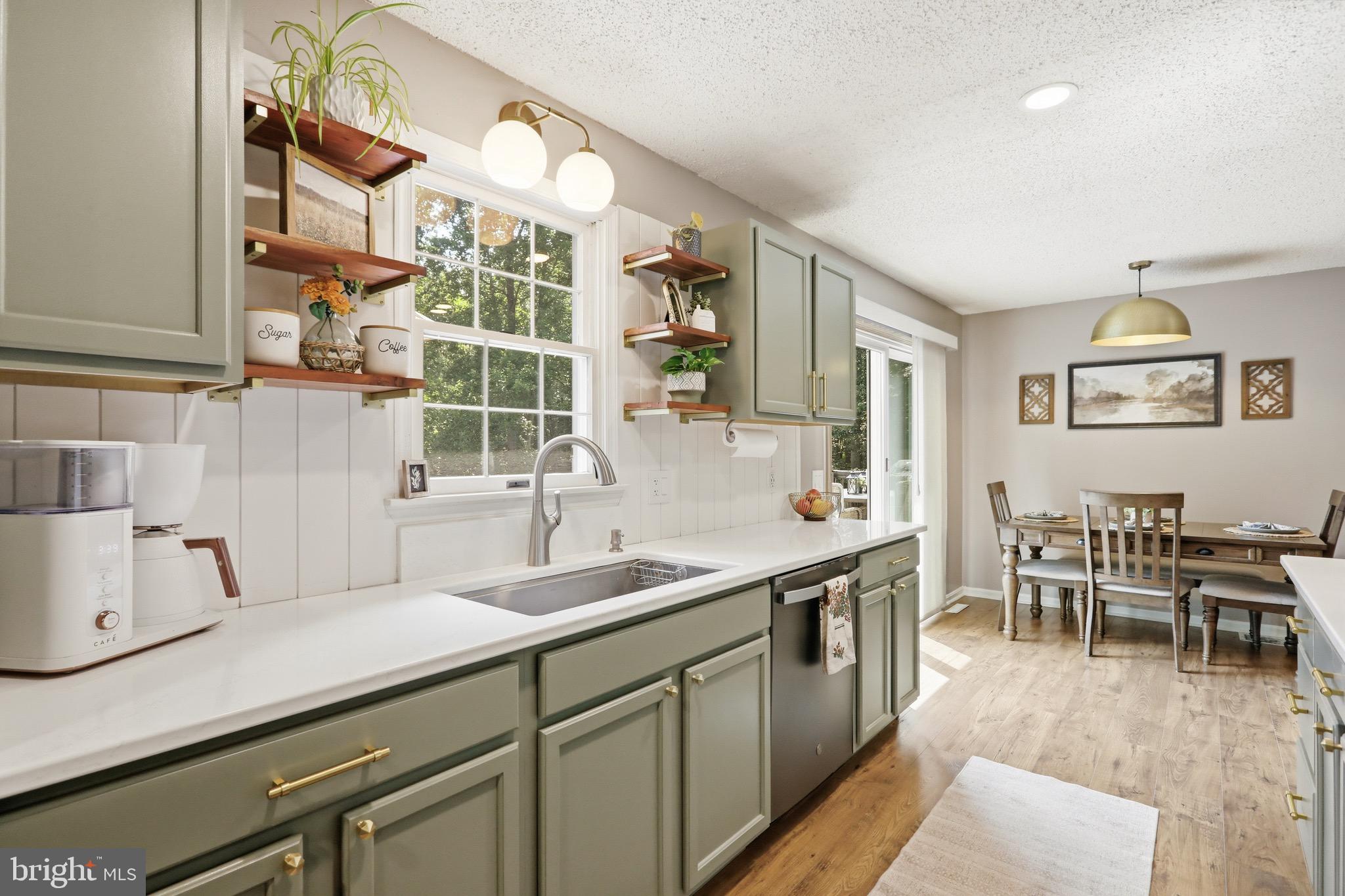 78 Lizzie Mills Road Castleton, VA 22716 - Photo 11 of 53 A kitchen sink with a view of nature