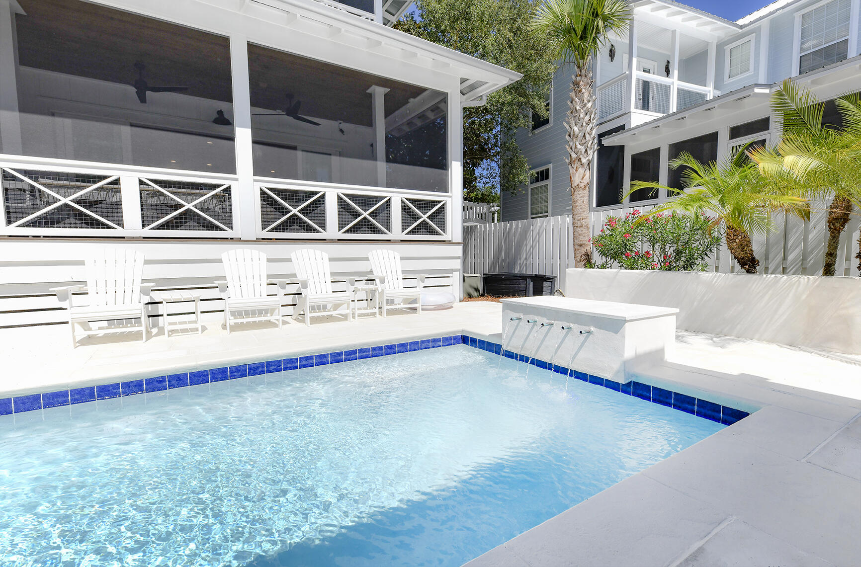 20 Brown Street Santa Rosa Beach, FL 32459 - Photo 68 of 83 a view of a house with pool and sitting area