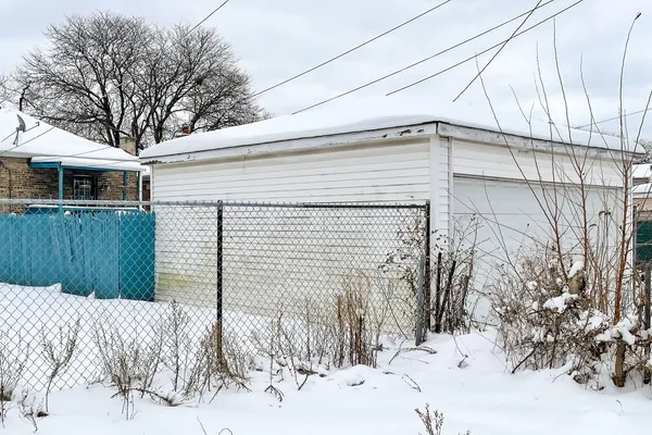 a backyard of a house