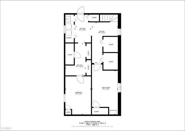 a picture of a floor plan