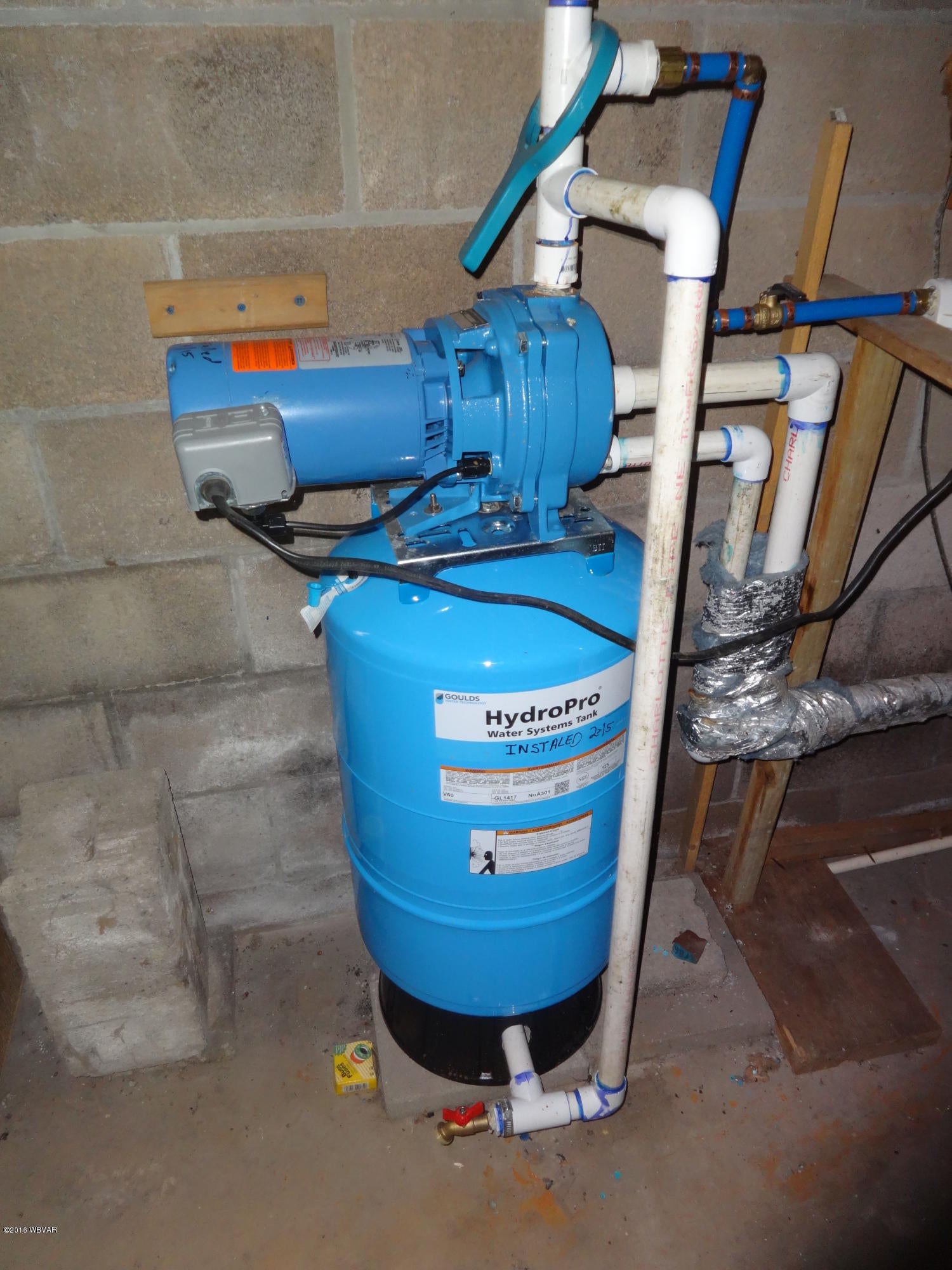 5601 Bloomingrove Road Cogan Station, PA 17728 - Photo 7 of 8 Well pump in basement