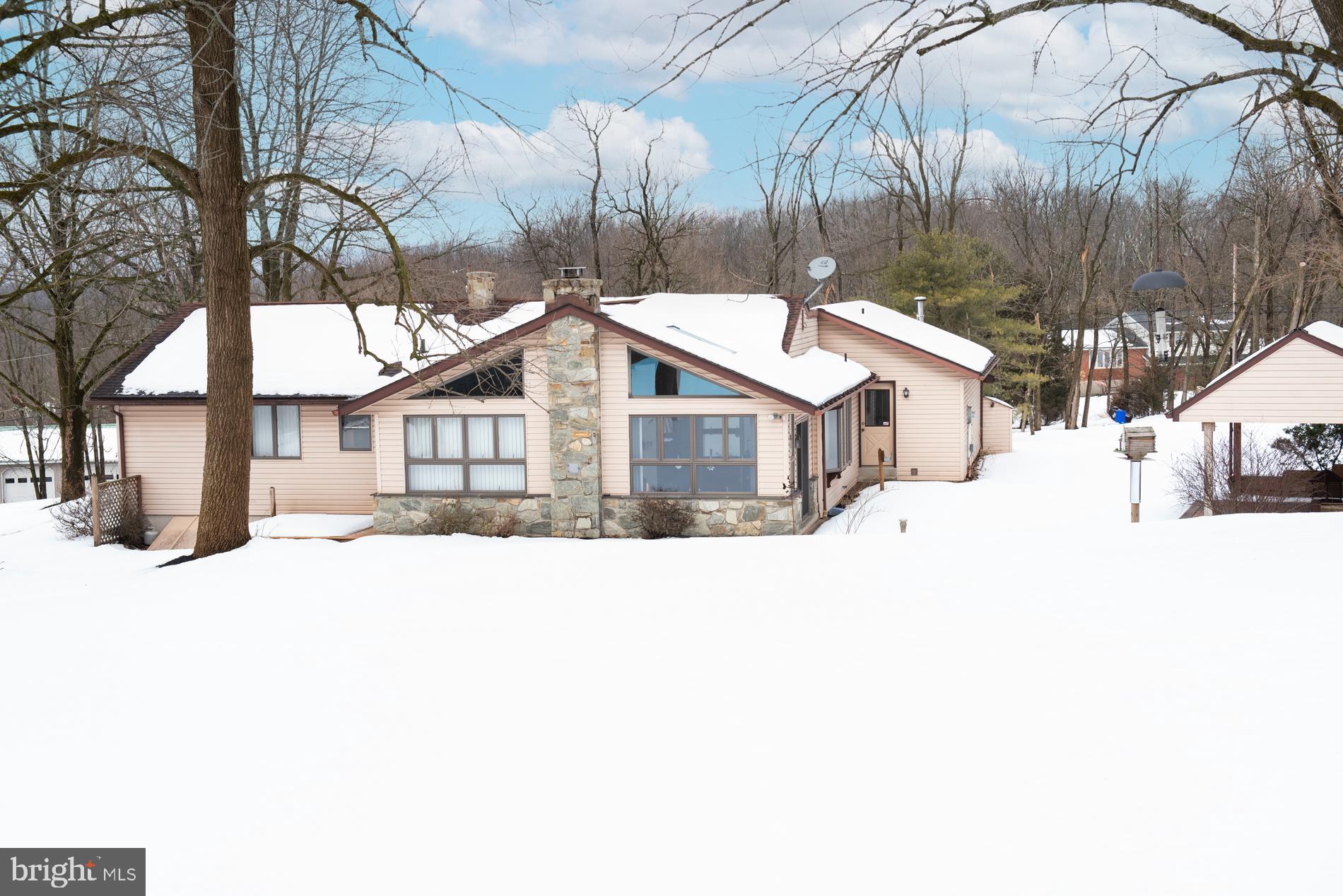 2086 Needhammer Road Pottstown, PA 19464 - Photo 11 of 58 rear of home winter