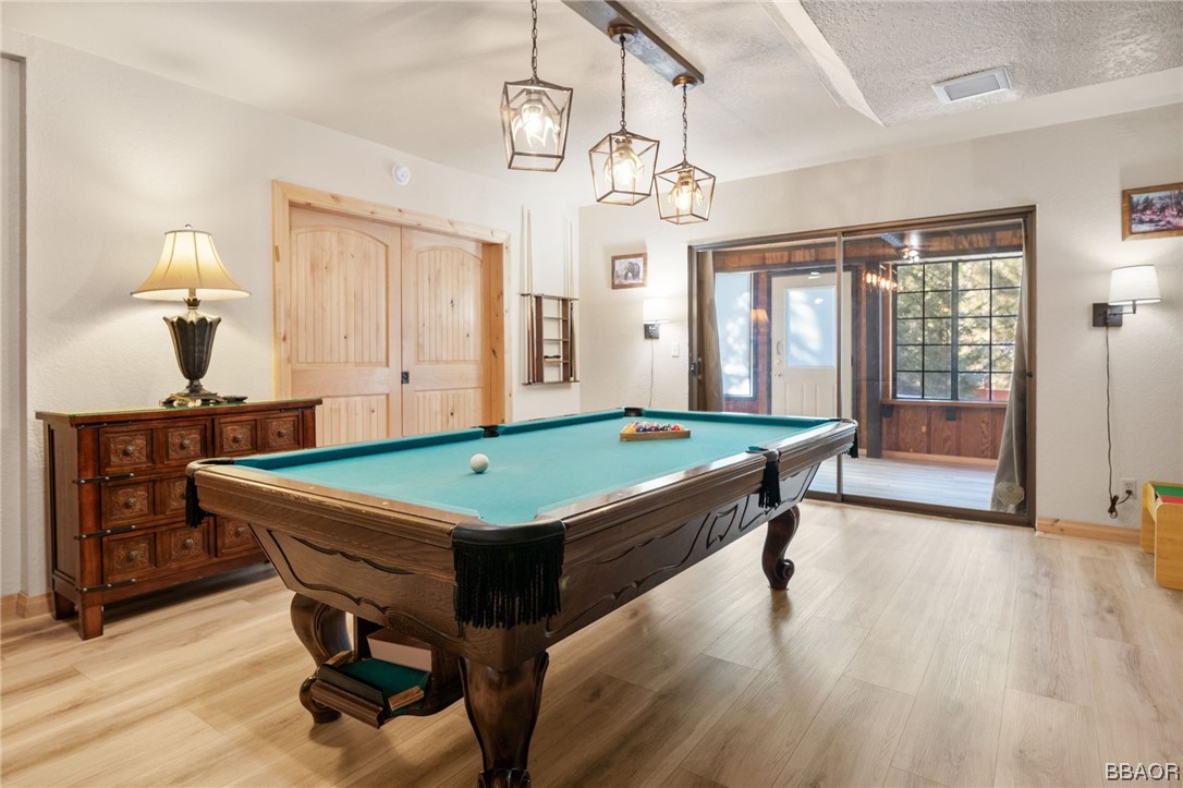 368 Pulaski Road Big Bear Lake, CA 92315 - Photo 16 of 44 a room with pool table and windows