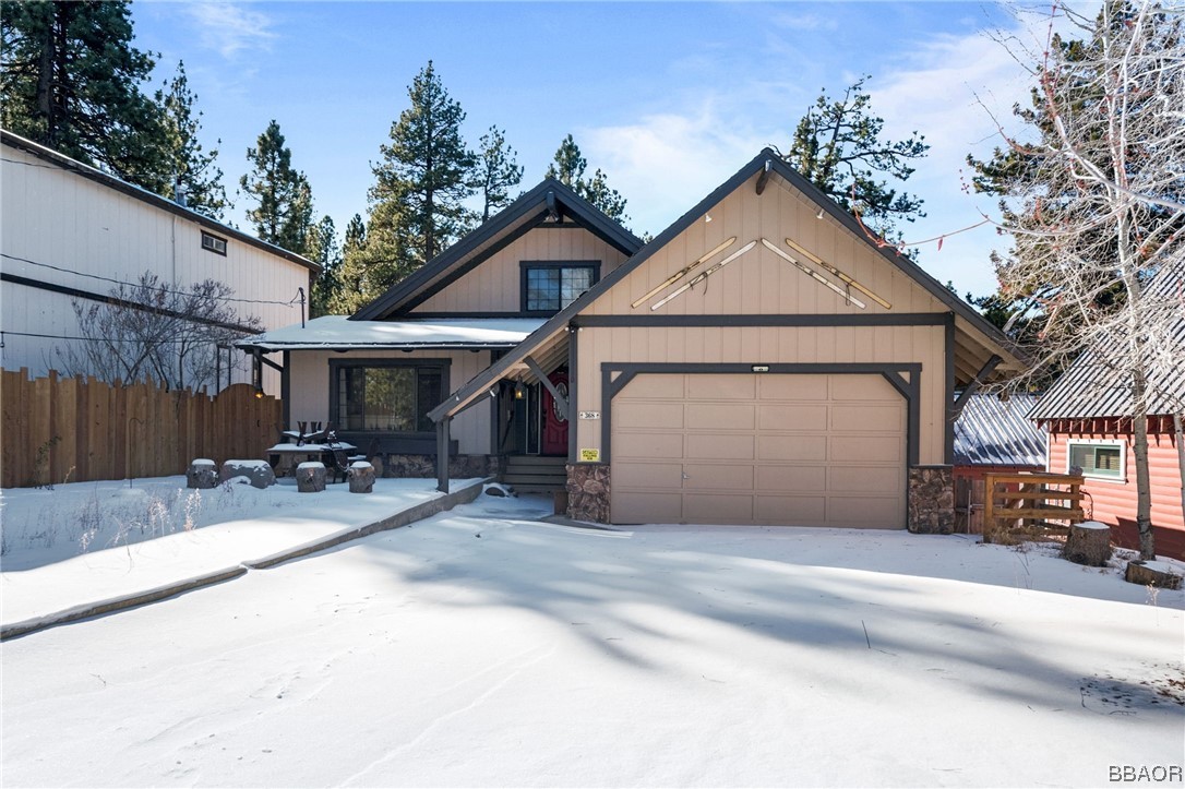 368 Pulaski Road Big Bear Lake, CA 92315 - Photo 4 of 44 a view of a house with a patio