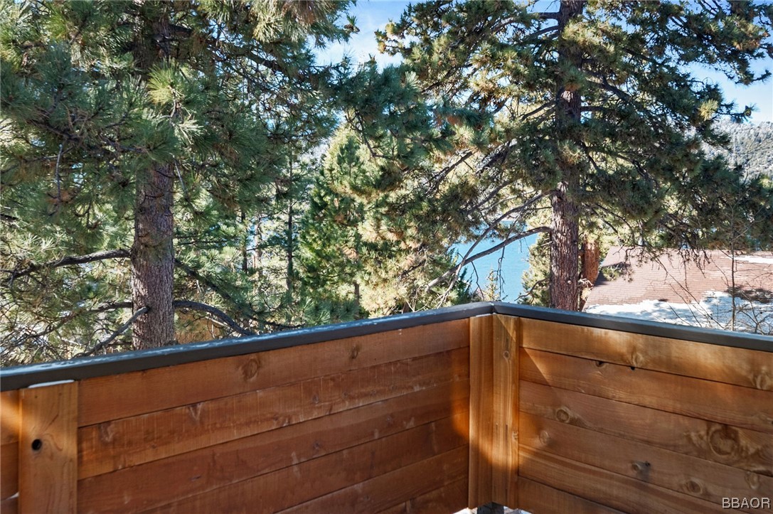 368 Pulaski Road Big Bear Lake, CA 92315 - Photo 41 of 44 a view of side window with tree in the background