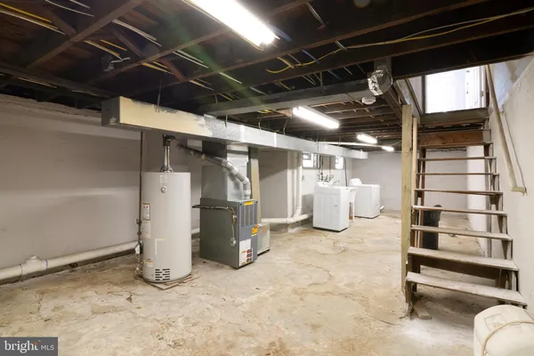 a view of a storage room