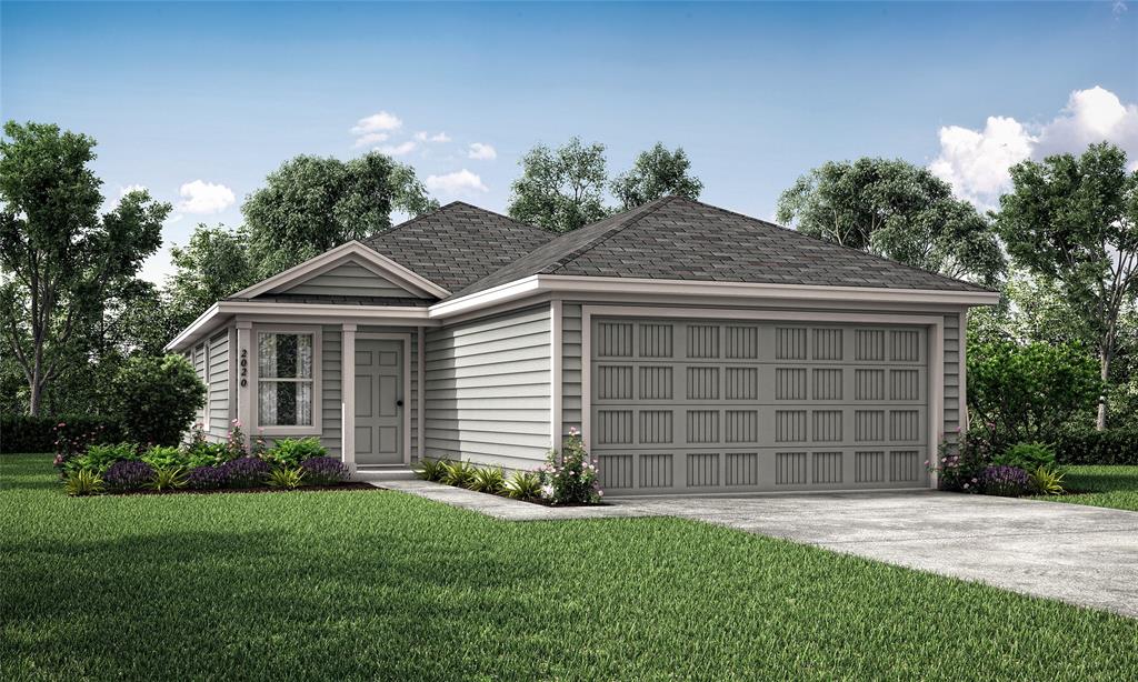 6009 Determine Lane Forney, TX 75126 - Photo 1 of 1 a front view of a house with a garden