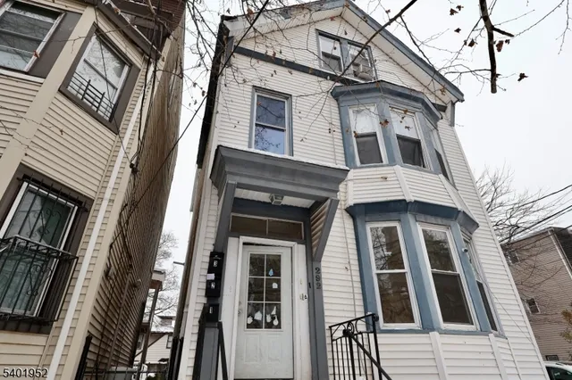 a view of a building with many windows