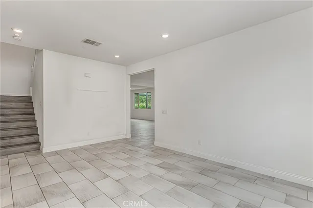 a view of an empty room