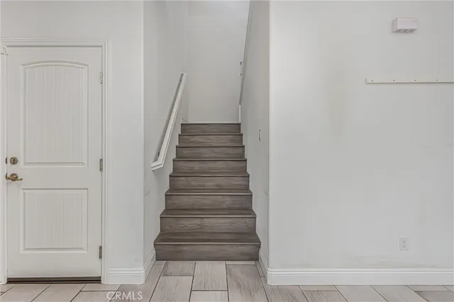 a view of entryway with stairs