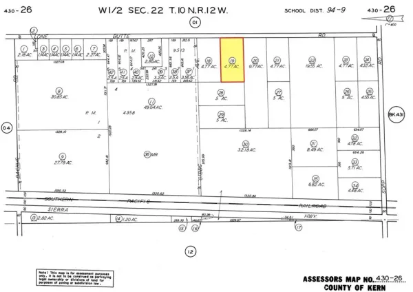 $89,000 | 0 Lone Butte Road, Mojave, CA 93501