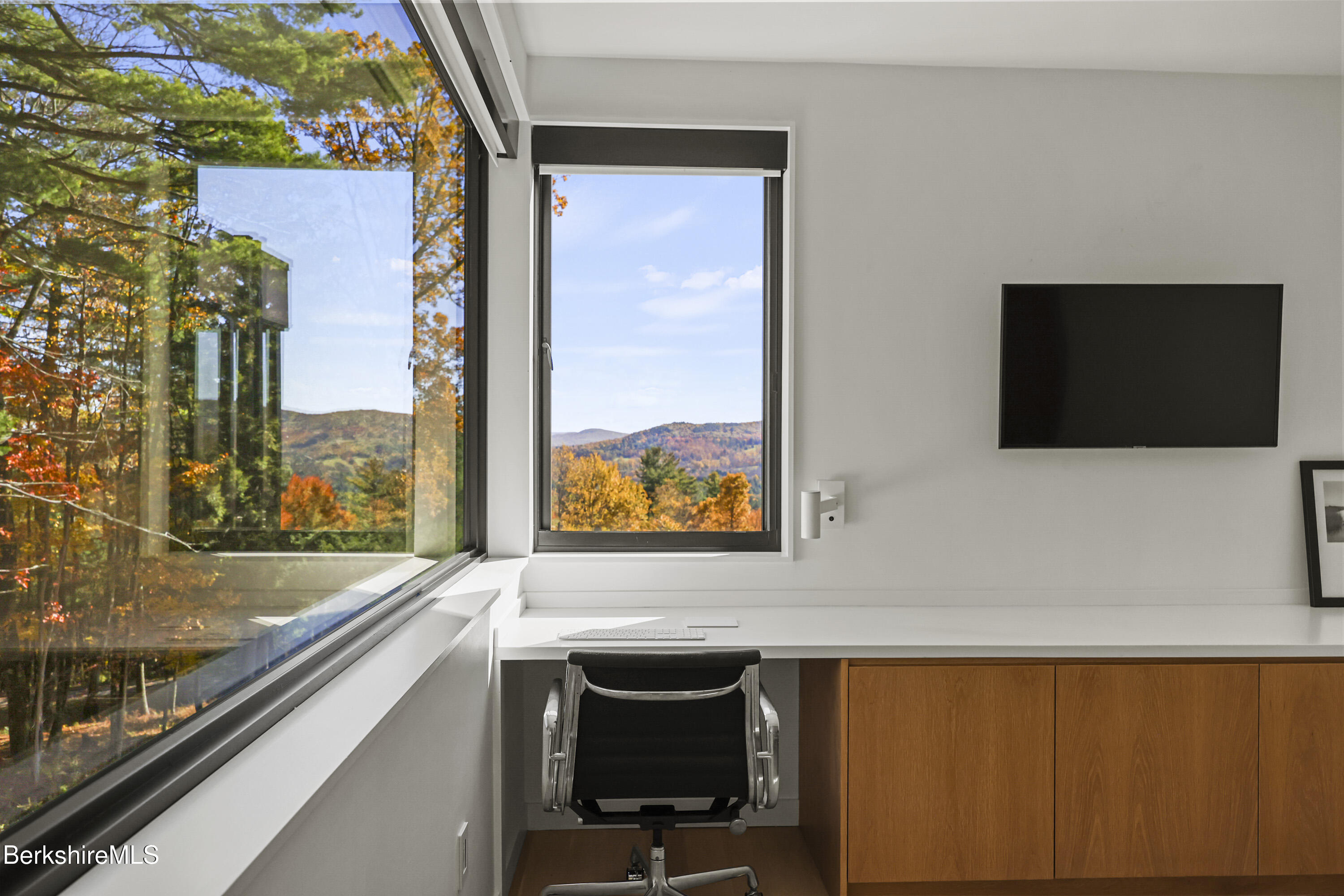 42 West Alford Road West Stockbridge, MA 01266 - Photo 22 of 35 a view of a living room with a flat screen tv
