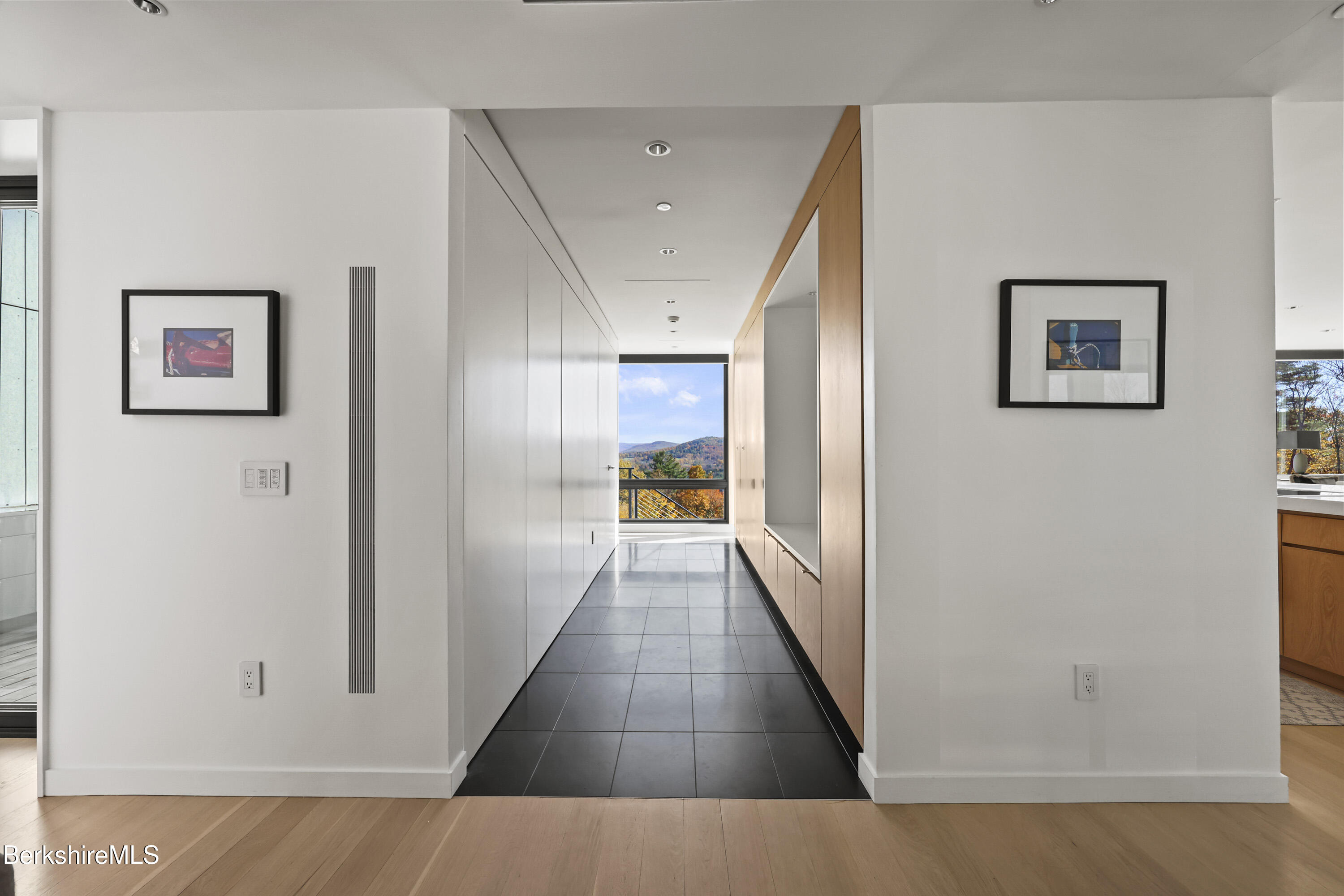 42 West Alford Road West Stockbridge, MA 01266 - Photo 31 of 35 a hallway with wooden floor and windows