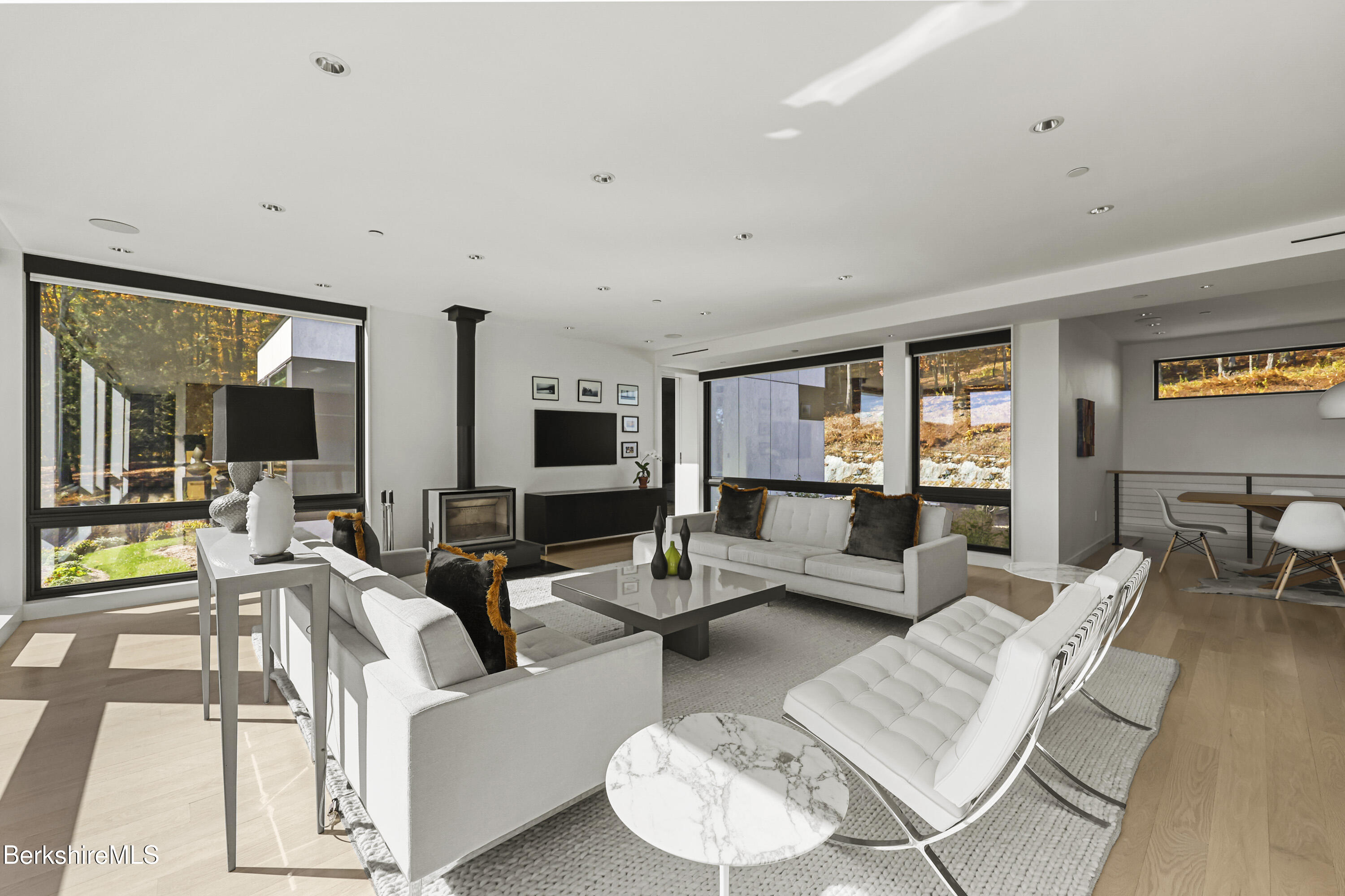 42 West Alford Road West Stockbridge, MA 01266 - Photo 6 of 35 a living room with furniture and a flat screen tv