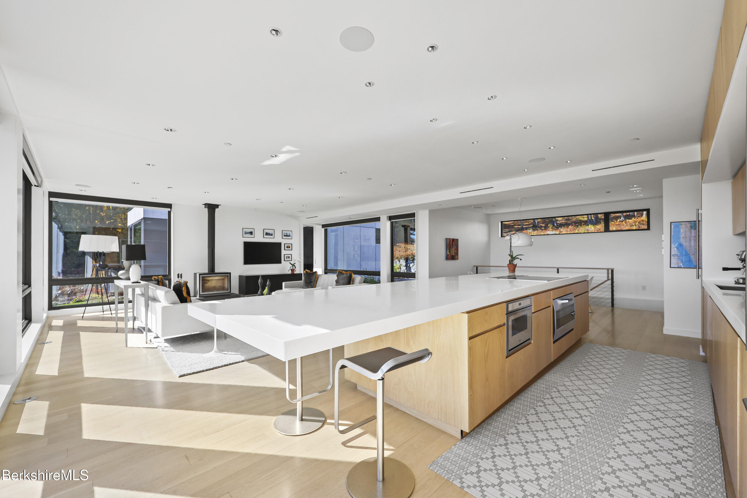 42 West Alford Road West Stockbridge, MA 01266 - Photo 9 of 35 a large kitchen with stainless steel appliances a large counter top and a stove