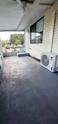 a view of front door and porch
