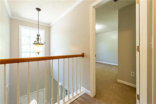 an empty room with closet area