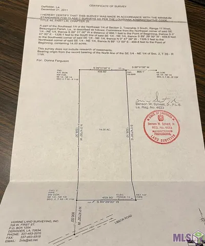 $169,300 | Tbd Tbd, Deridder, LA 70634