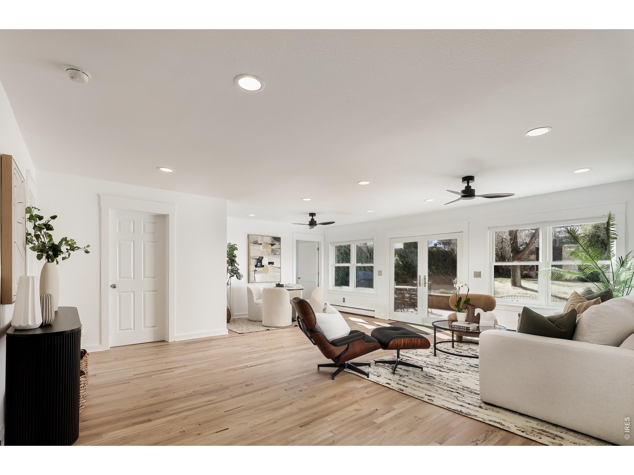 751 Grant Place Boulder, CO 80302 - Photo 14 of 38 Refinished hardwood floors, fresh interior paint, and new ceiling fans throughout.