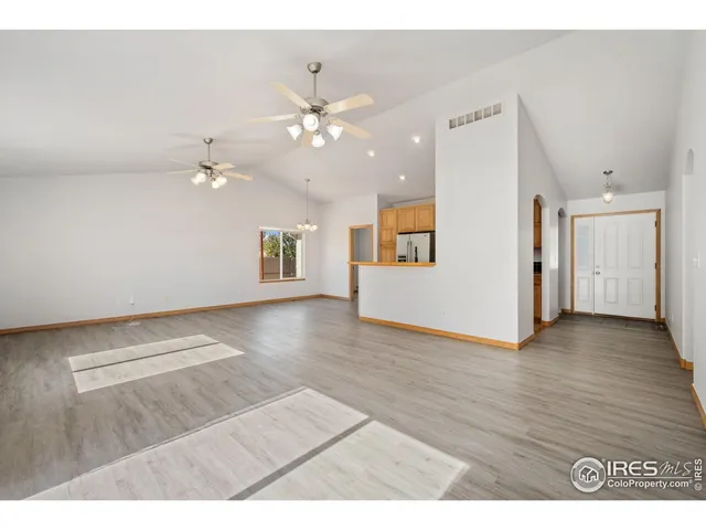 a view interior of the house with wooden floor