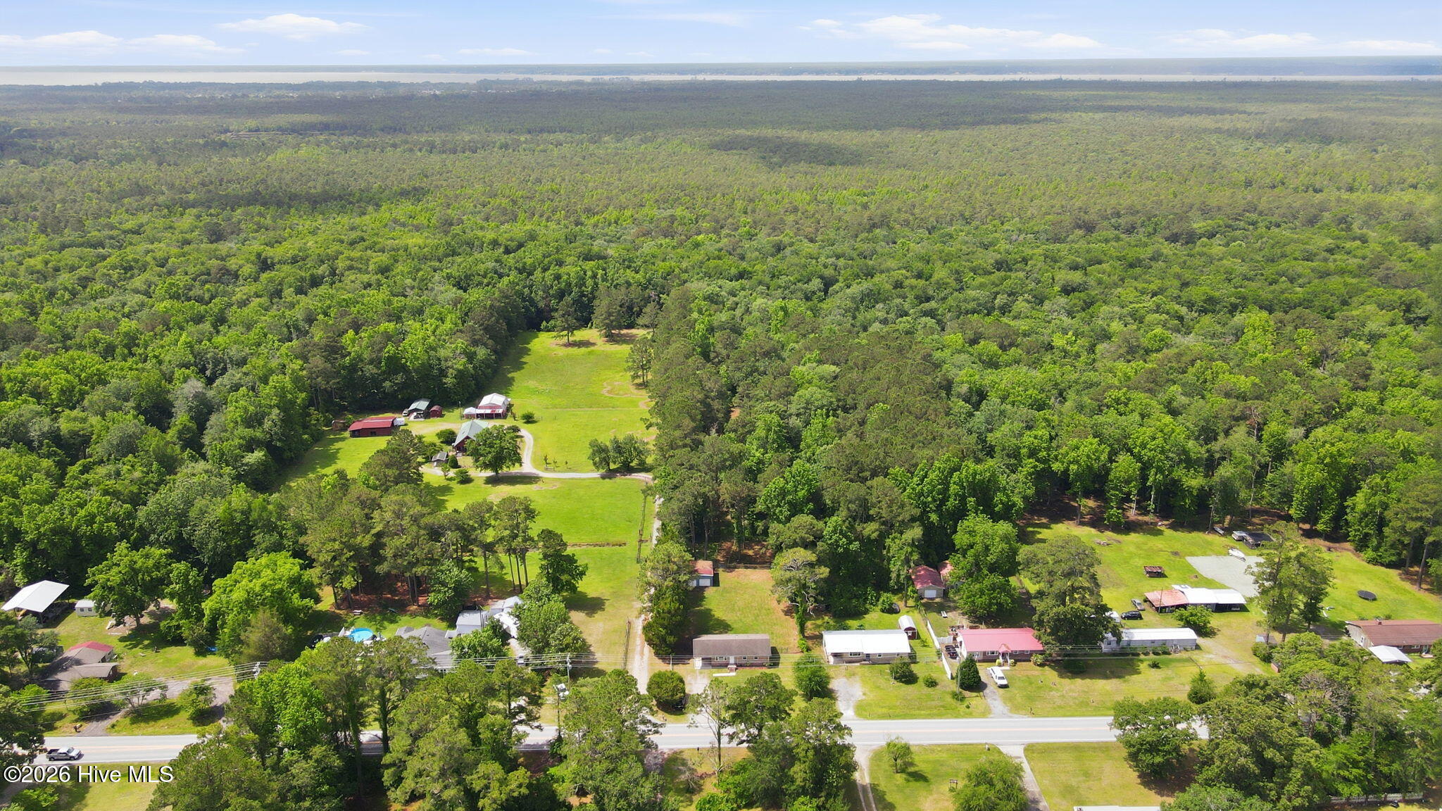 1040 Broad Creek Road New Bern, NC 28560 - Photo 39 of 47 Front aerial view