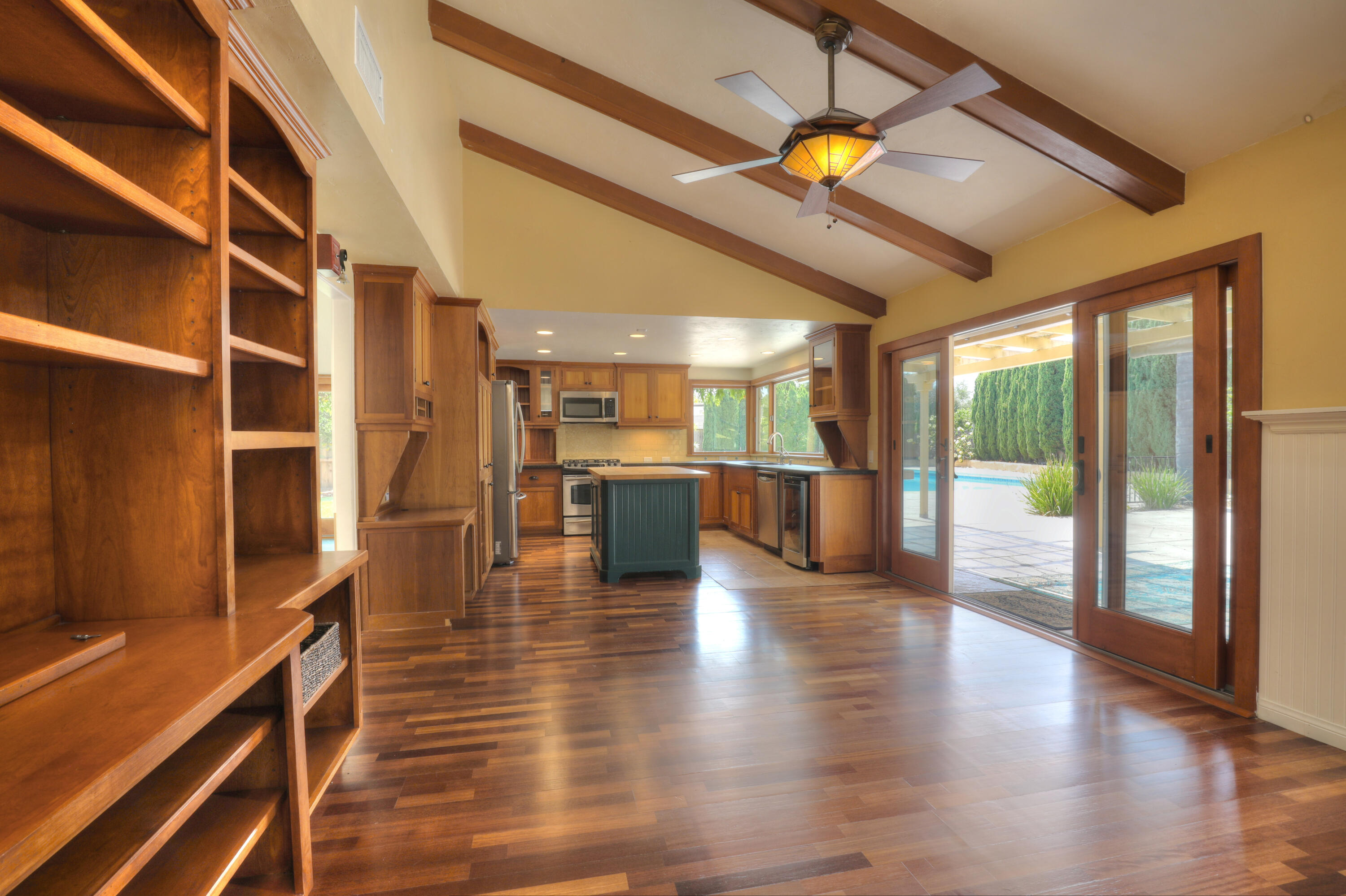 7167 Armstrong Road Goleta, CA 93117 - Photo 14 of 38 Family Room and Kitchen