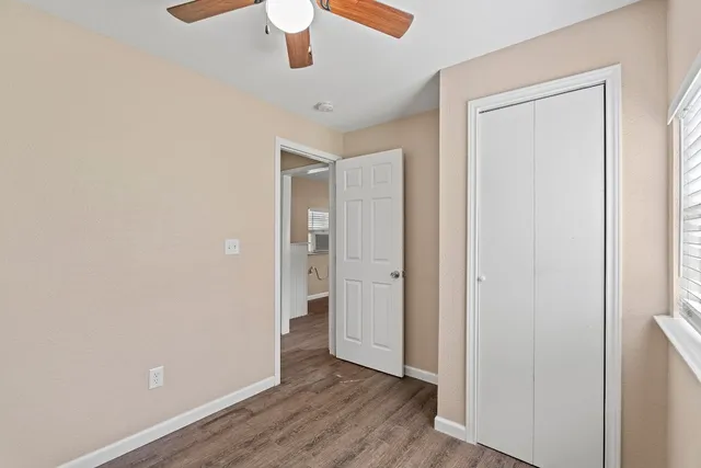 wooden floor in an empty room