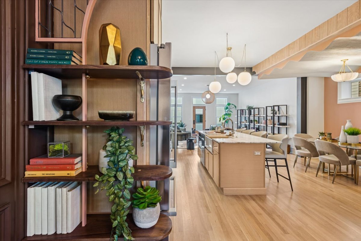 2337 West Belden Avenue Chicago, IL 60647 - Photo 20 of 53 a dining room filled with furniture and wooden floor