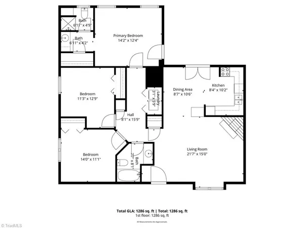$200,000 | 2004 Saddlegate Court, Greensboro, NC 27407