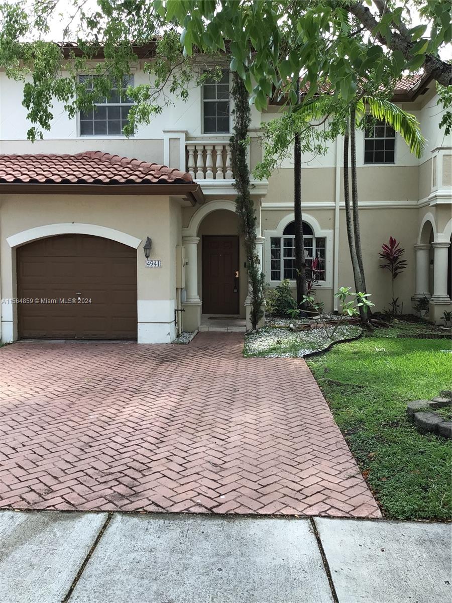a view of outdoor space and yard