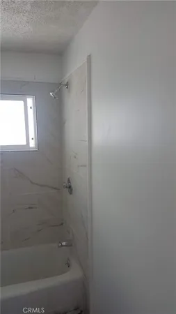 a close up of a bathtub