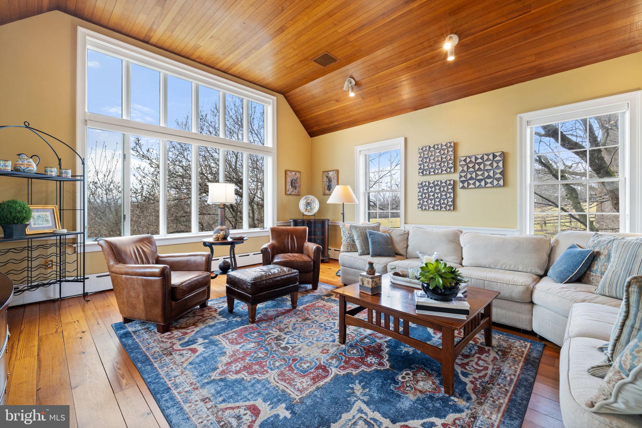 20385 Beaverdam Bridge Road Purcellville, VA 20132 - Photo 44 of 150 Beautiful views and tongue and groove ceiling.