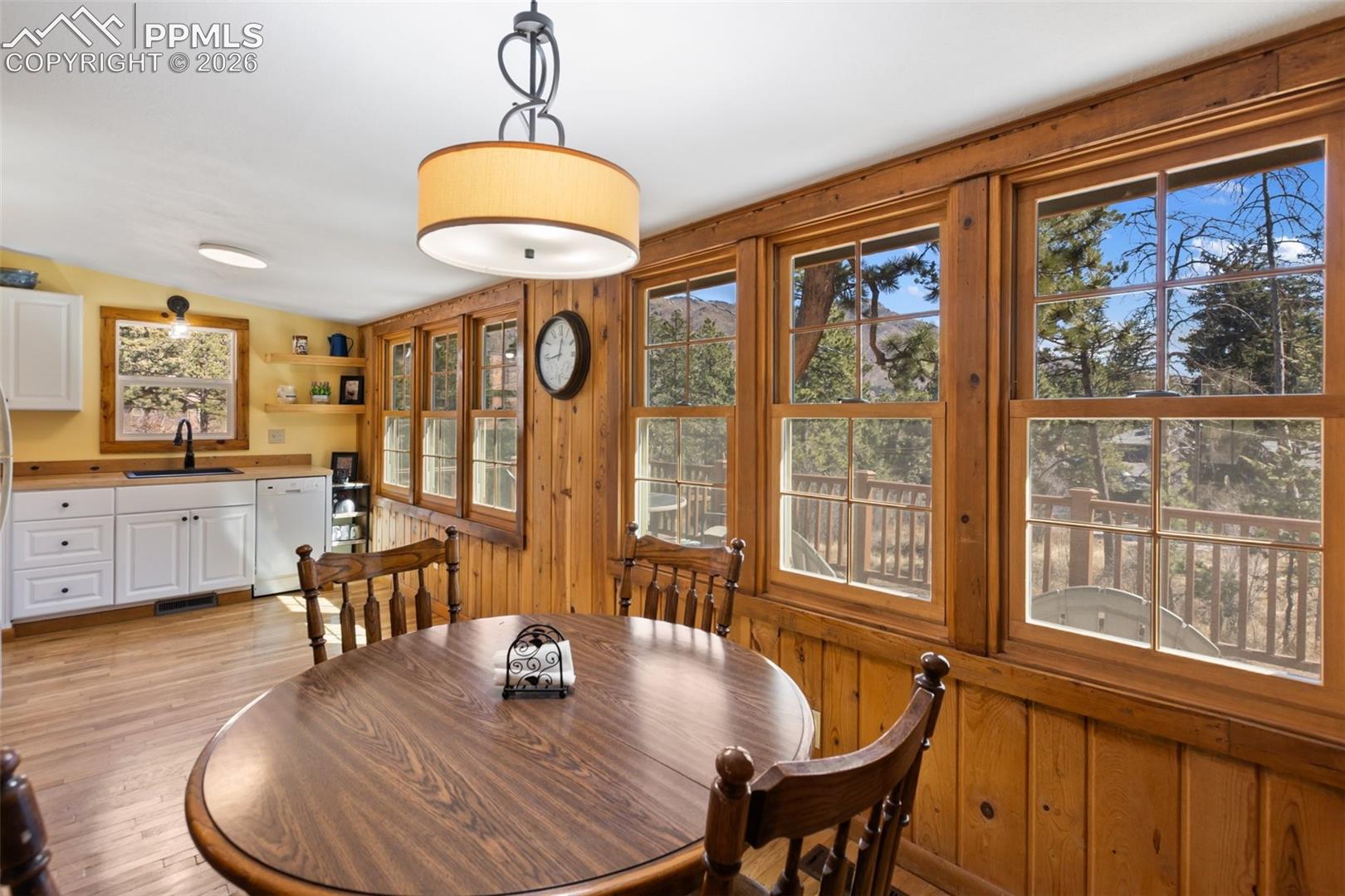 5870 Paona Road Cascade, CO 80809 - Photo 19 of 46 Gorgeous views from the kitchen and dining area.