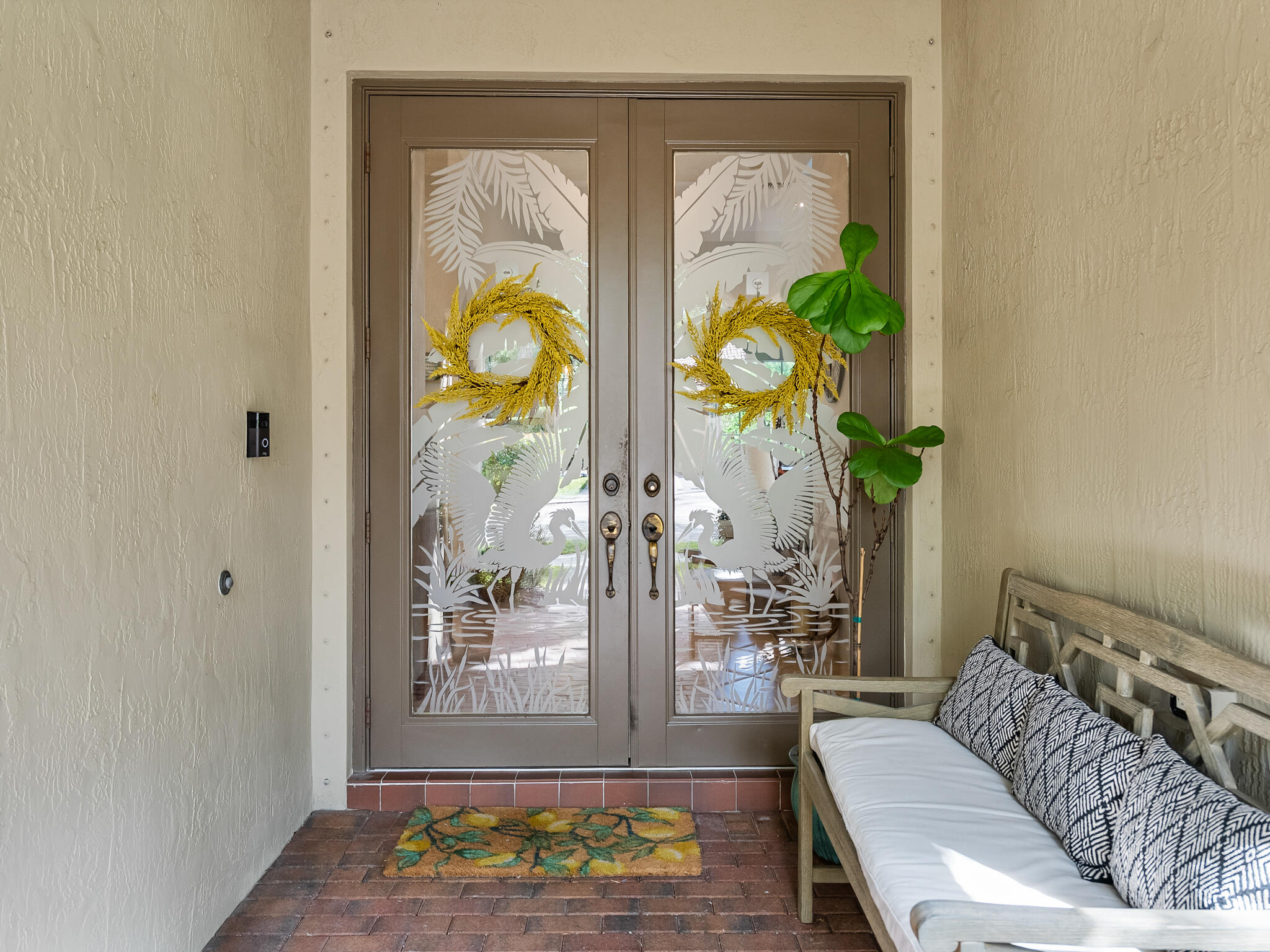 175 Via Rosina Jupiter, FL 33458 - Photo 4 of 63 Covered, Double Glass Door Entry