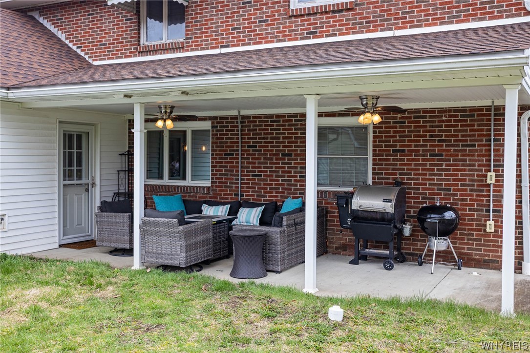 180 Clinton Street Bennington, NY 14037 - Photo 41 of 48 Lower Unit back patio