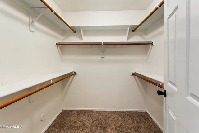 a view of walk in closet