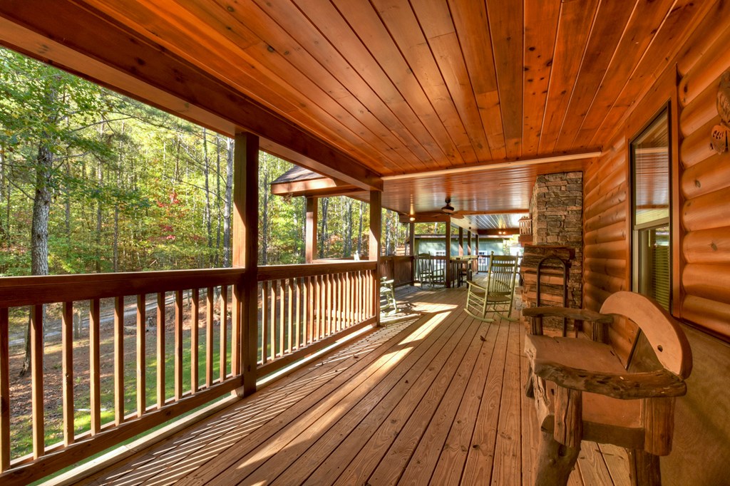 523 Long Branch Road Ranger, GA 30734 - Photo 19 of 56 a view of balcony with wooden floor
