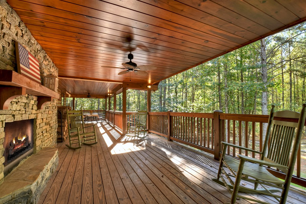 523 Long Branch Road Ranger, GA 30734 - Photo 21 of 56 a view of a chairs and table in the balcony