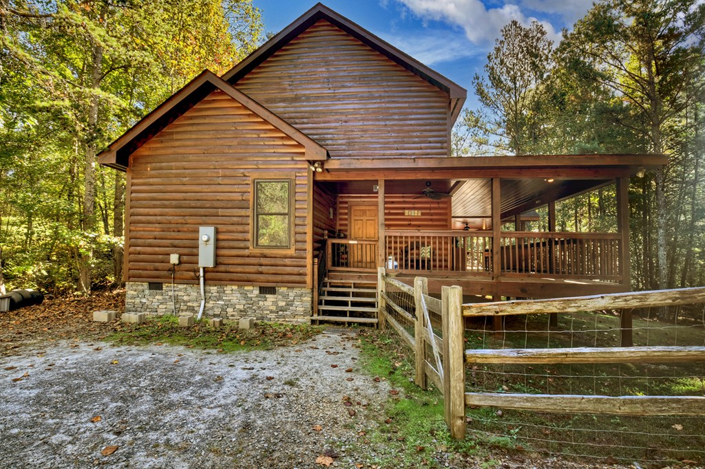 523 Long Branch Road Ranger, GA 30734 - Photo 56 of 56 a view of a house with backyard and balcony