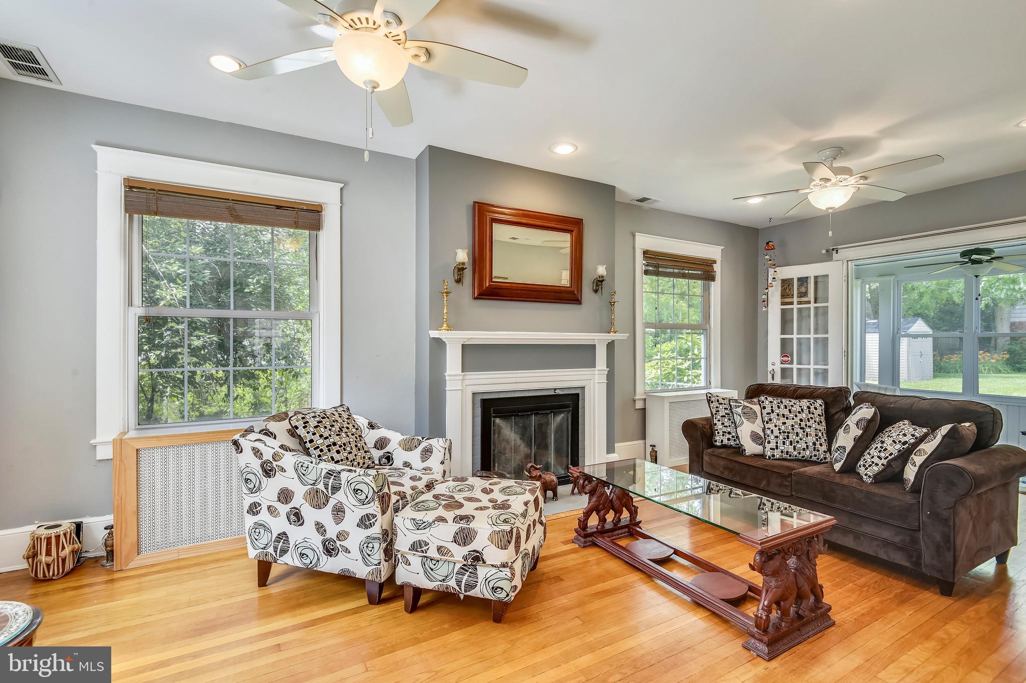 1407 North Glebe Road Arlington, VA 22207 - Photo 19 of 43 Living Room w/ fireplace