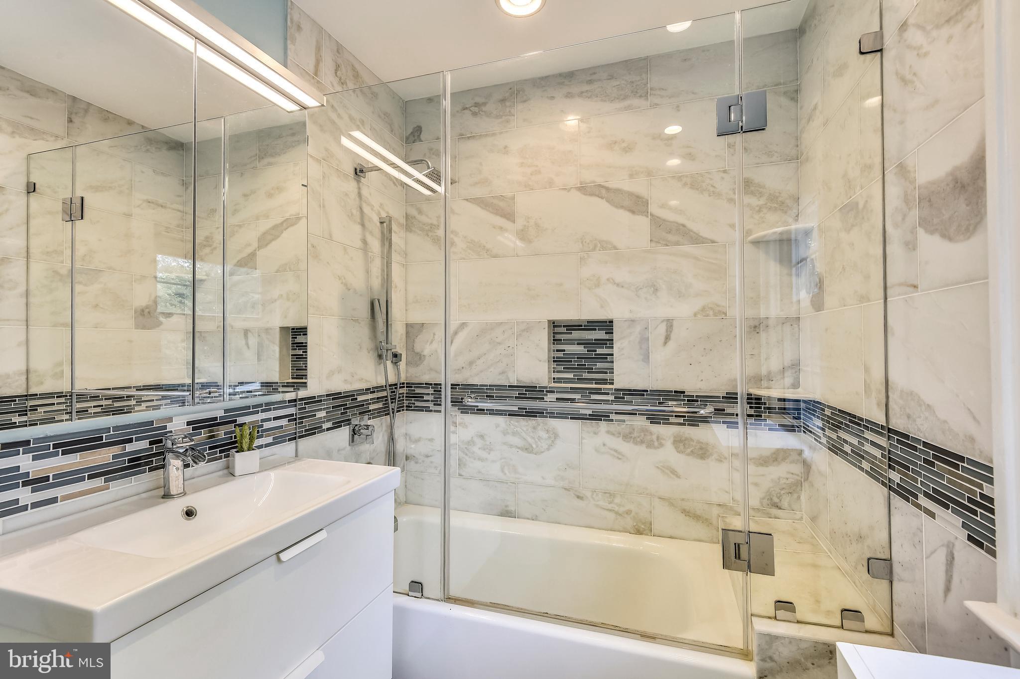 1407 North Glebe Road Arlington, VA 22207 - Photo 22 of 43 Primary Bathroom Newer, upgraded and current