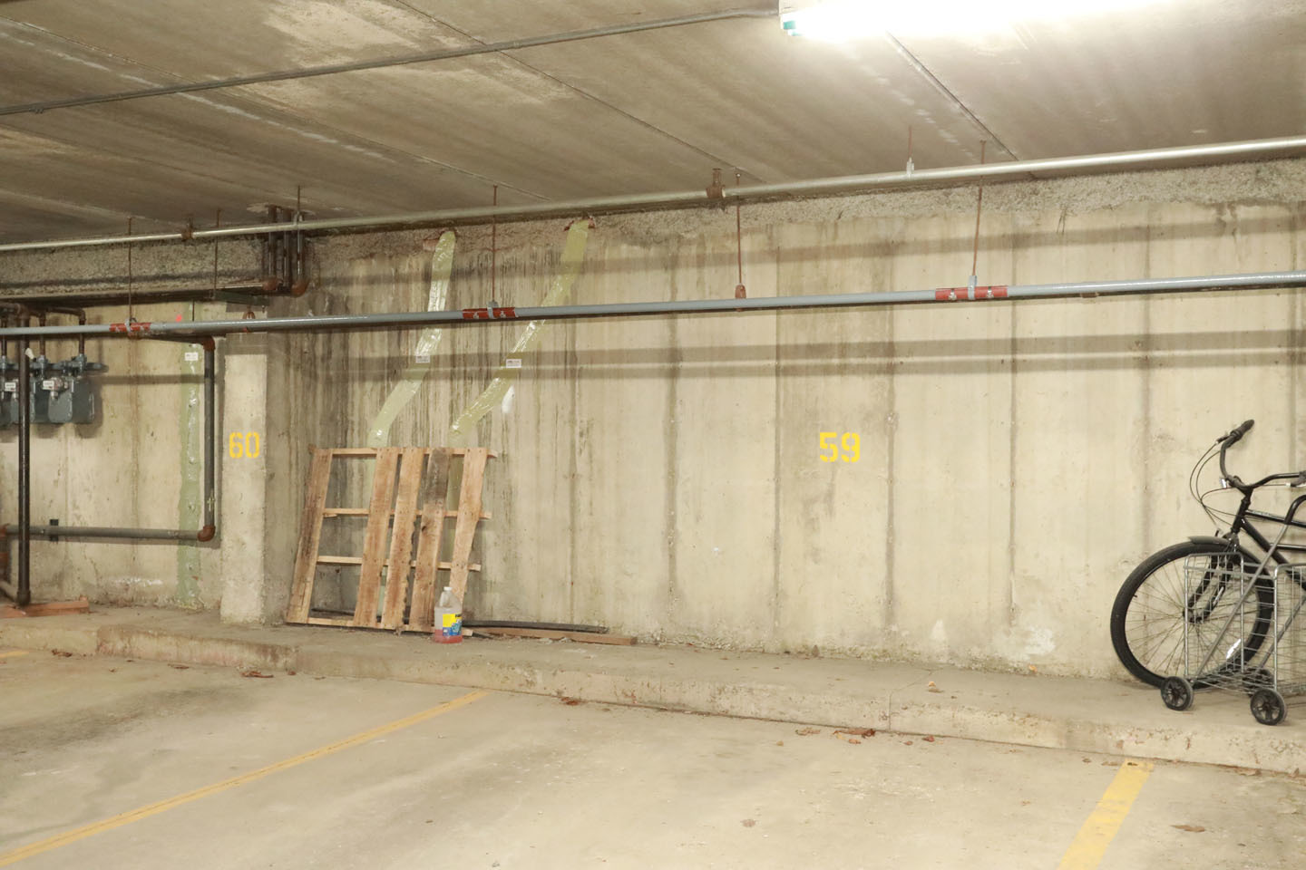 815 Leicester Road, Unit 108 Elk Grove Village, IL 60007 - Photo 34 of 34 a view of a garage with wooden floor