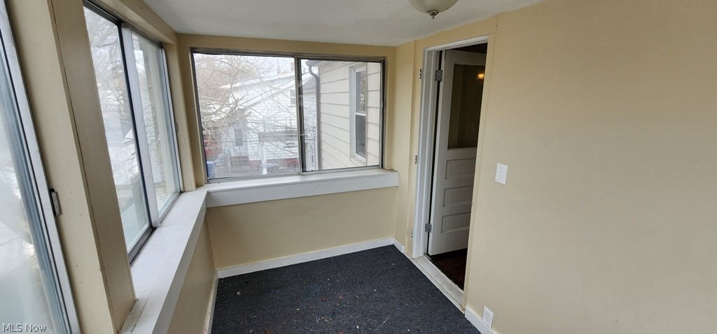 3599 Grosvenor Road Cleveland, OH 44118 - Photo 18 of 25 View of unfurnished sunroom