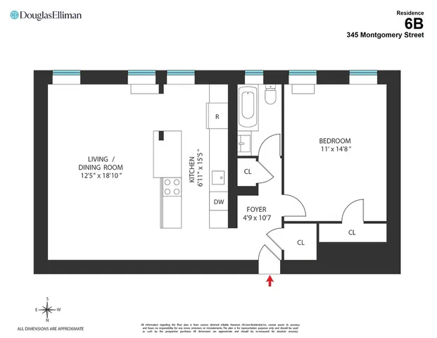 $515,000 | 345 Montgomery Street, Unit 6B | Crown Heights