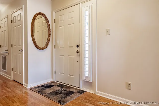 a view of a bathroom with tub