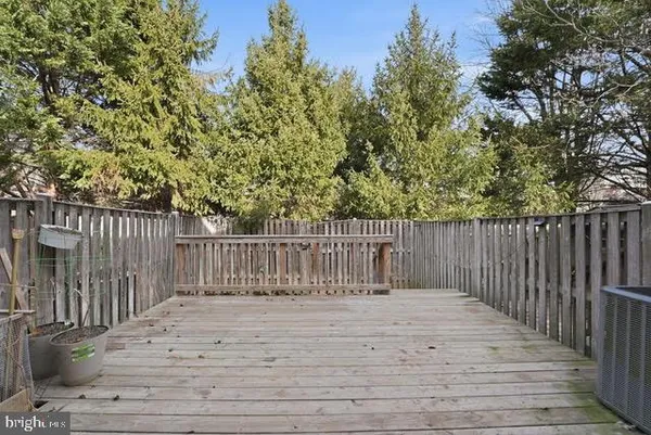 a view of a wooden fence