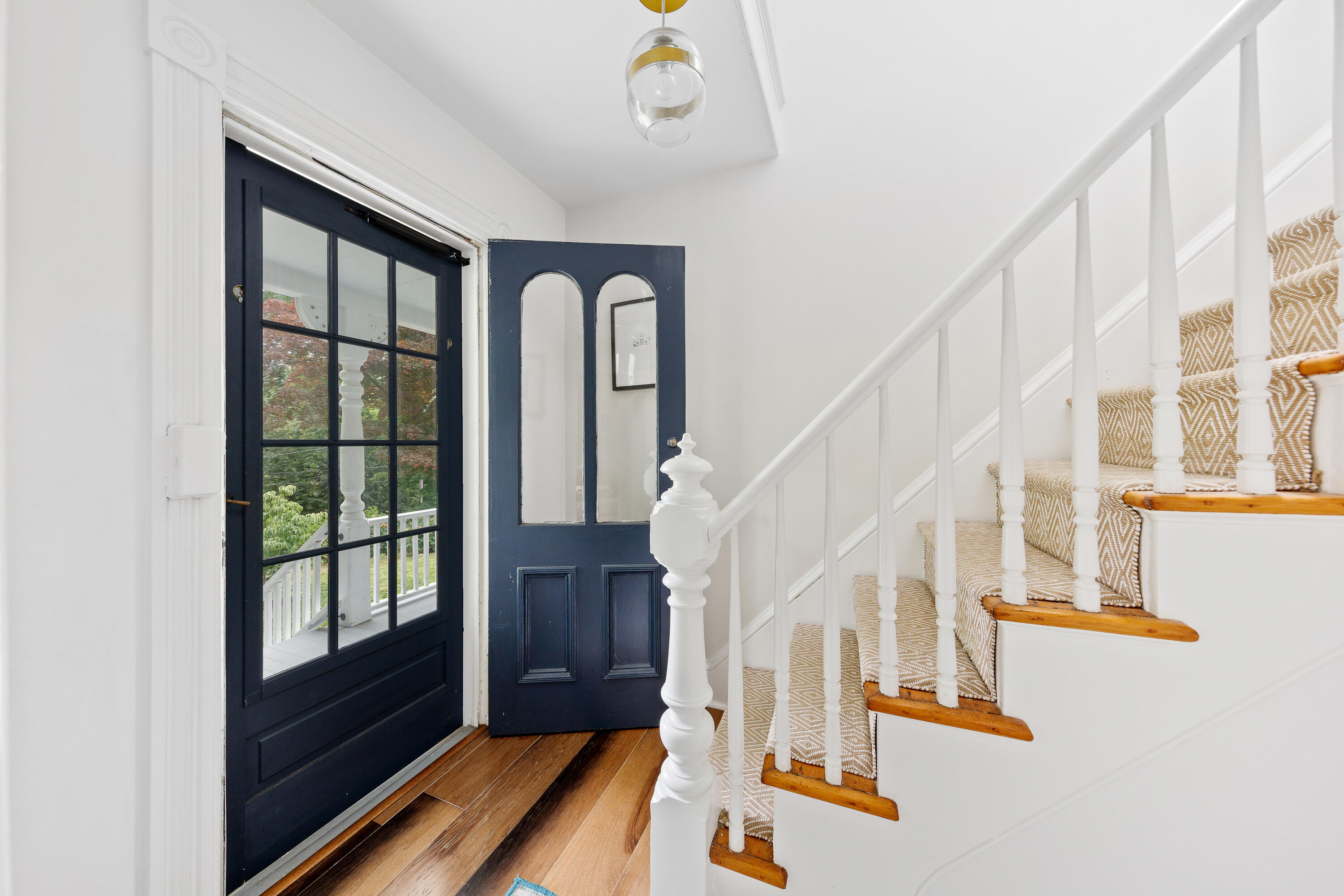 25 Raymond Street Darien, CT 06820 - Photo 4 of 28 a view of entryway and hall with wooden floor