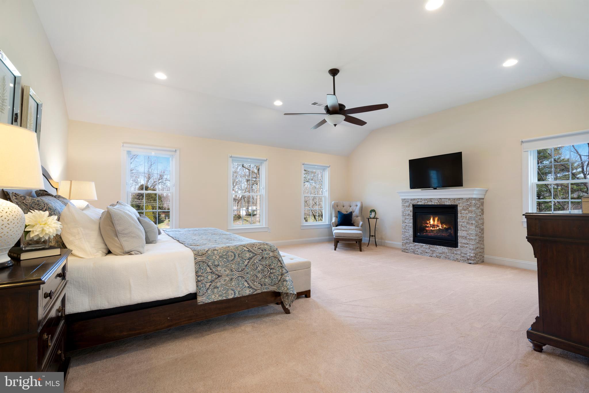 1315 Prospect Hill Road Villanova, PA 19085 - Photo 16 of 24 a living room with furniture and a fireplace