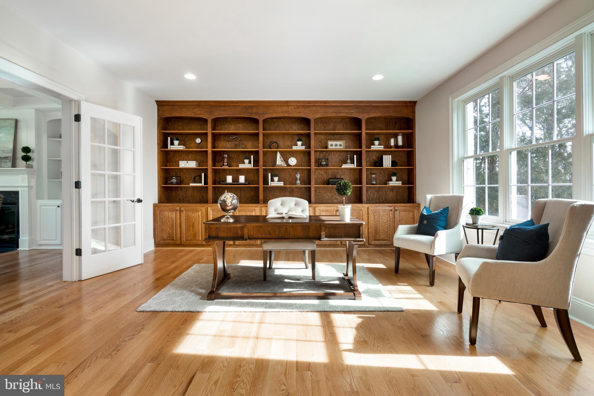 1315 Prospect Hill Road Villanova, PA 19085 - Photo 3 of 24 a living room with furniture and a floor to ceiling window