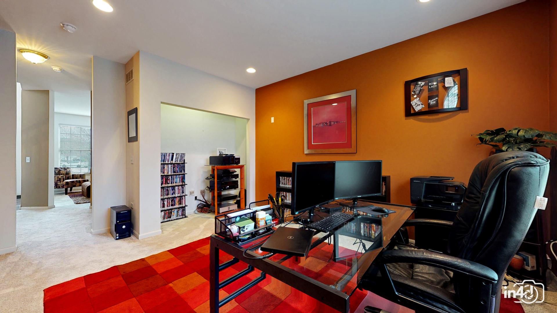 3 Ridge Court Bolingbrook, IL 60440 - Photo 17 of 52 a living room with furniture and a flat screen tv